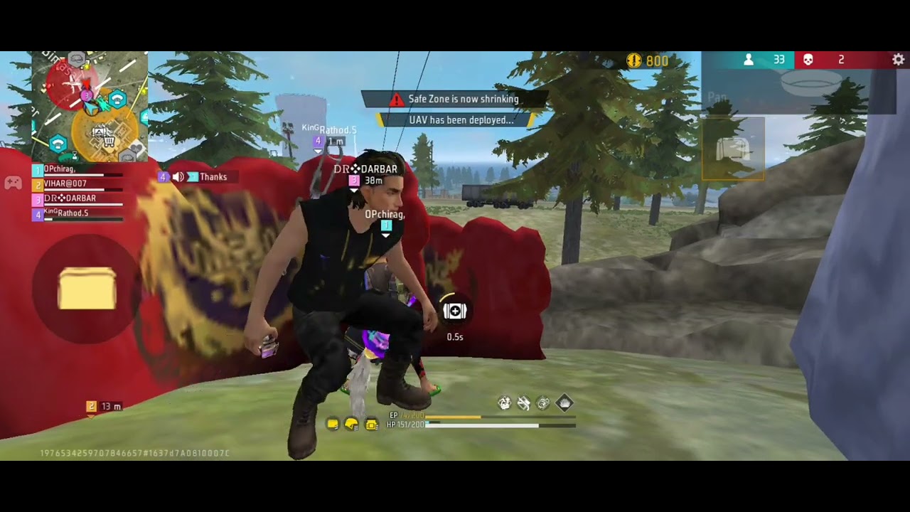 Op chirag Gaming video BR rank gameplay 😎