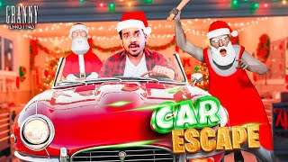 🎄🤶🏻 EPIC Car Escape From Santa Granny! 🚘🤣 | Granny Christmas Update Gameplay screenshot 5
