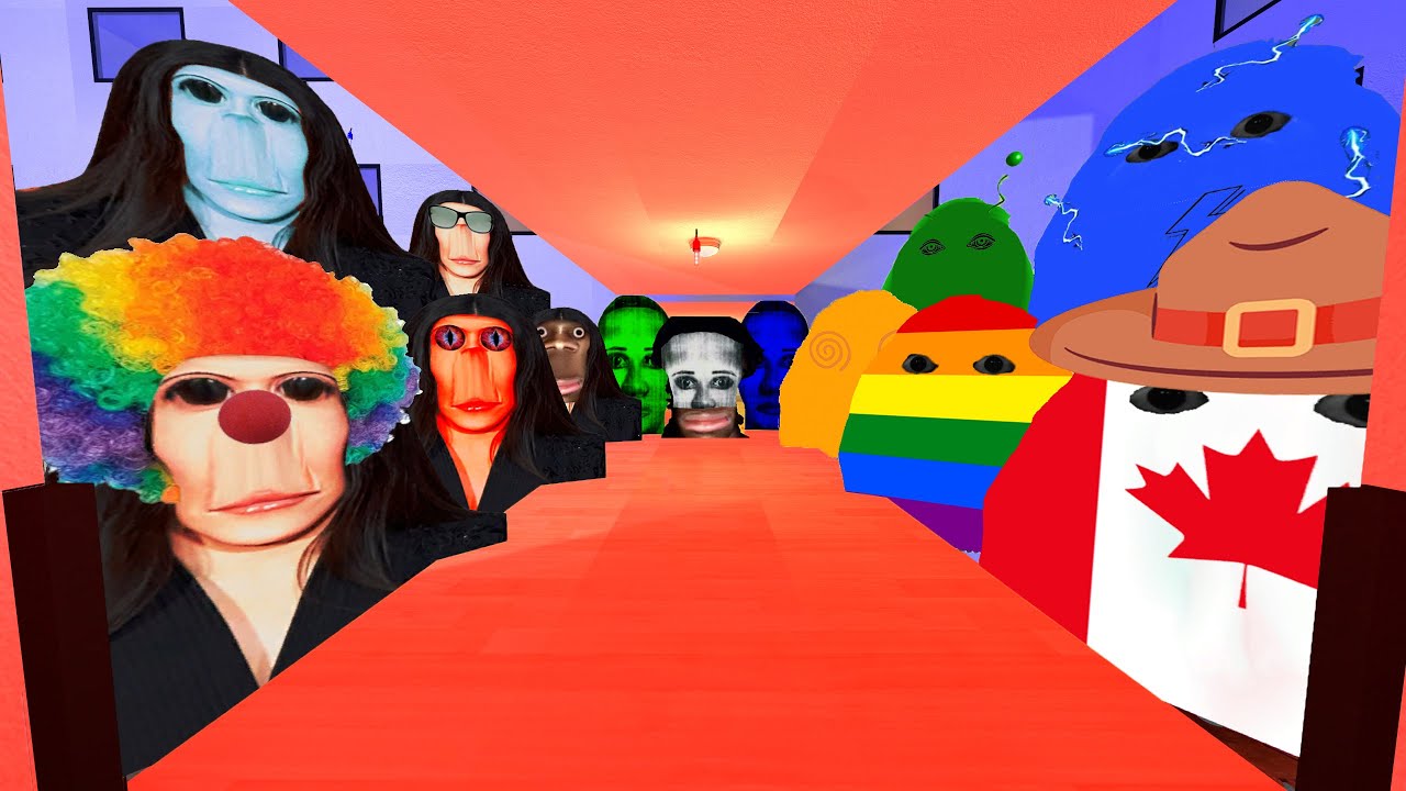 Angry Munci Family, Rosalia Bizcochito Family, Aughhhh And Selene Delgado Family Nextbot Gmod