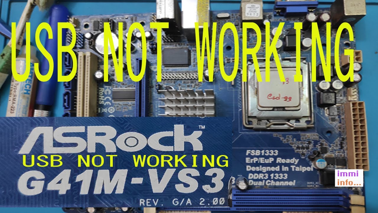 ASROCK G41M VS3 USB NOT WORKING SOLVED ASROCK G41M VS3 PS2 NOT