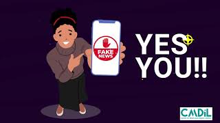 Pause and verify before sharing.