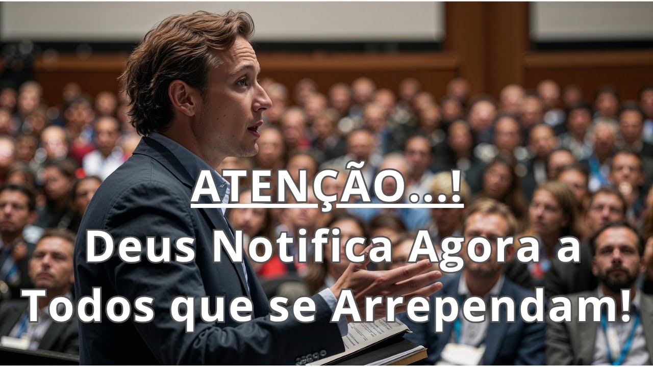 ATENÇÃO: Deus Notifica agora a Todos Homens e em Todos os Lugares que se Arrependam!