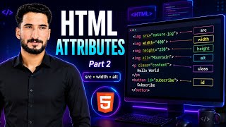 Learn HTML Attributes Part 2 Practically | Web Development Course in Pashto | Tutorial #6