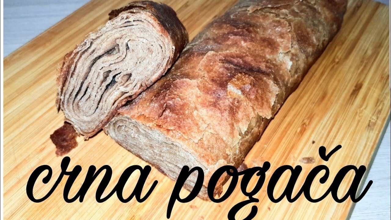 crna psenisna pogaca~postupak za pocetnike~pravi omjer brasna nece dozvoliti da puca dok razvlacite.