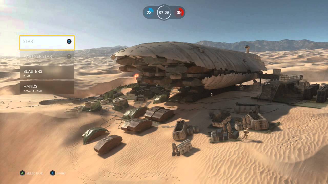 Star Wars Battlefront Blast on Dune Sea Exchange Gameplay YouTube