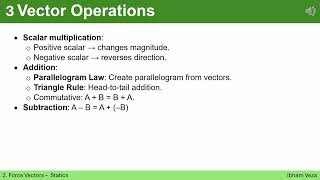 Force Vectors in Engineering Statics | Vector Operations & Cartesian Analysis