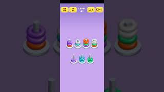 Stack Sort Puzzle level 41 Gameplay solution