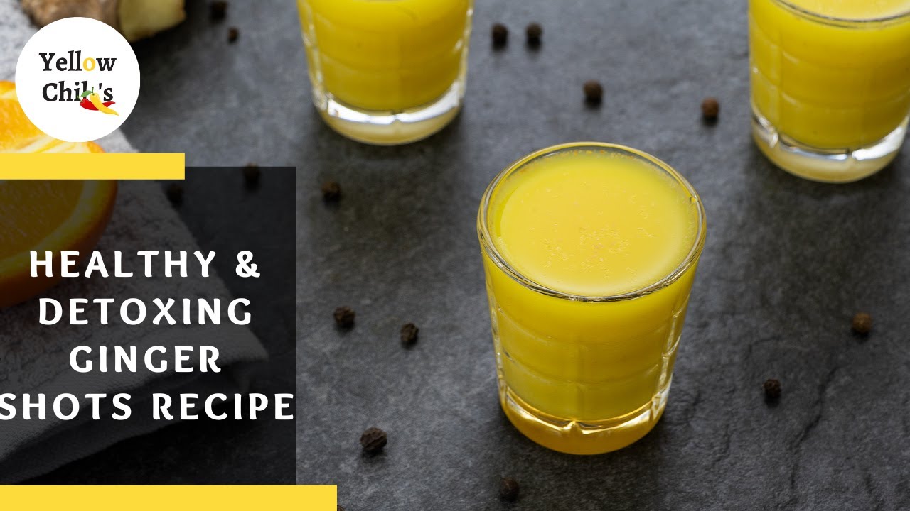 Turmeric Shot Recipe (Healthy and Detoxing) YouTube