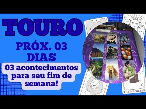TOURO ♉ FIM DE SEMANA Saia da toca, porquê o mundo precisa te ver 🌞