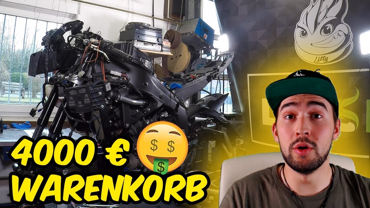 4000 Euro Warenkorb? - Ich bestelle Motorradteile!