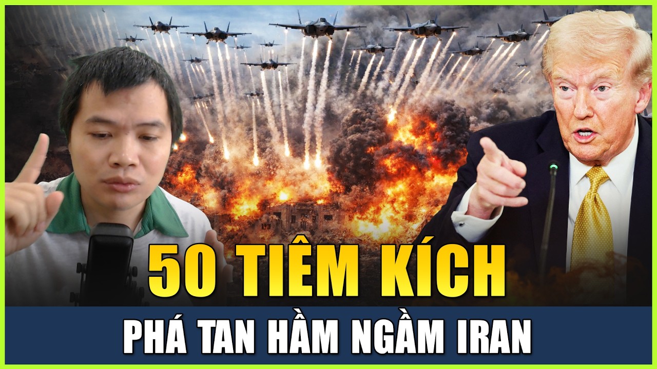 Live 06-03 (Tối): 50 Máy Bay Tập Kích Hầm Ngầm Của Khamenei, Loạt Cao Quan Được Cho Là Đã Bị Diệt