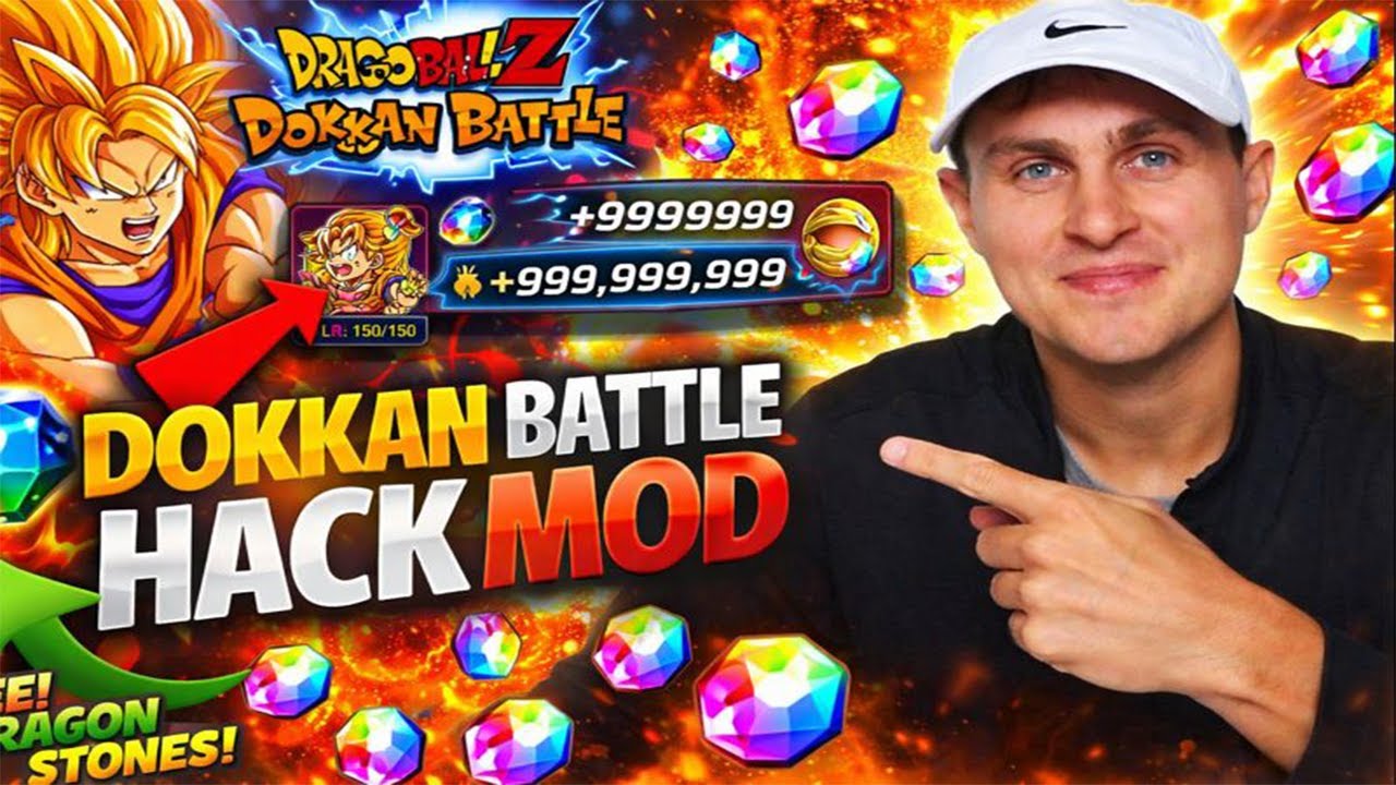 Взлом/модификация Dokkan Battle APK 🔥 Неограниченное количество камней дракона, режим Бога ✅ Моди...