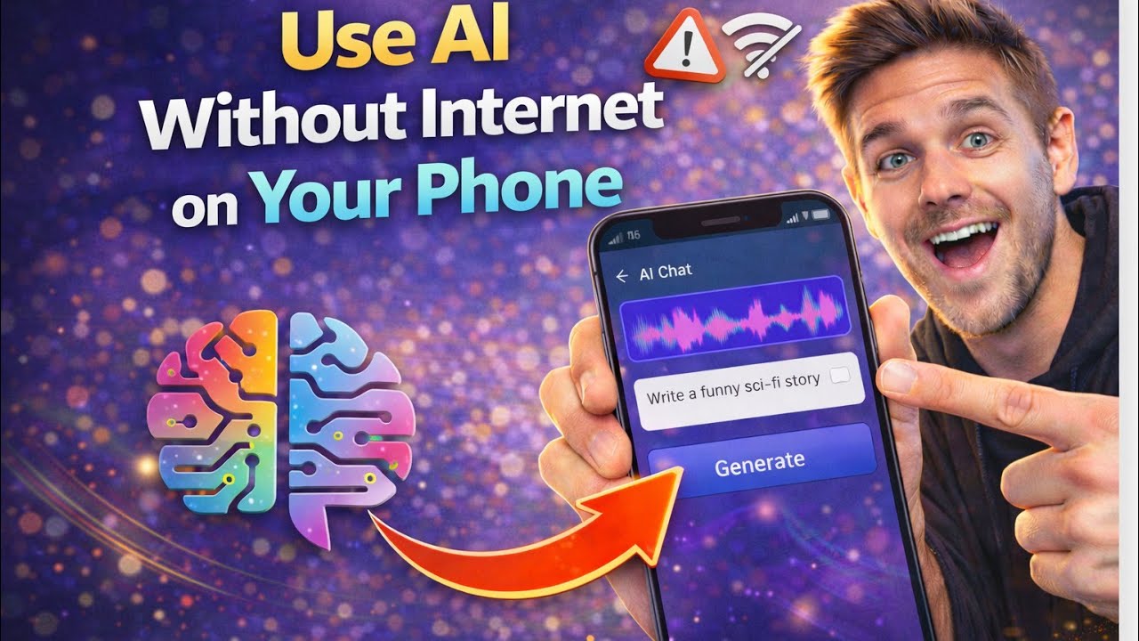 How to Use AI Without Internet on Your Phone (Offline AI Apps Explained!)