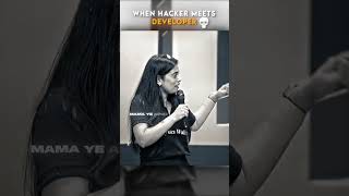 When Hacker Meet Developer 🤭🤫 #pw #physicswallah #iit #jee #neet #motivation #class10 #pookie