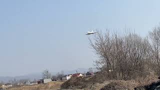 Самый старый летающий в мире Ту-154. Air Koryo. Посадка по Владивостоке 15 марта 2024