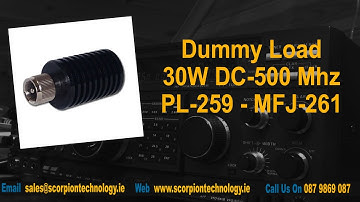 Scorpion Technology - Dummy Load, 30W, DC-500 Mhz, PL-259 - MFJ-261
