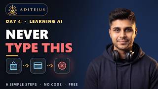 5 Things You Should Never Type into AI, and 3 Switches to Turn Off (Free, No Coding) | Day 4