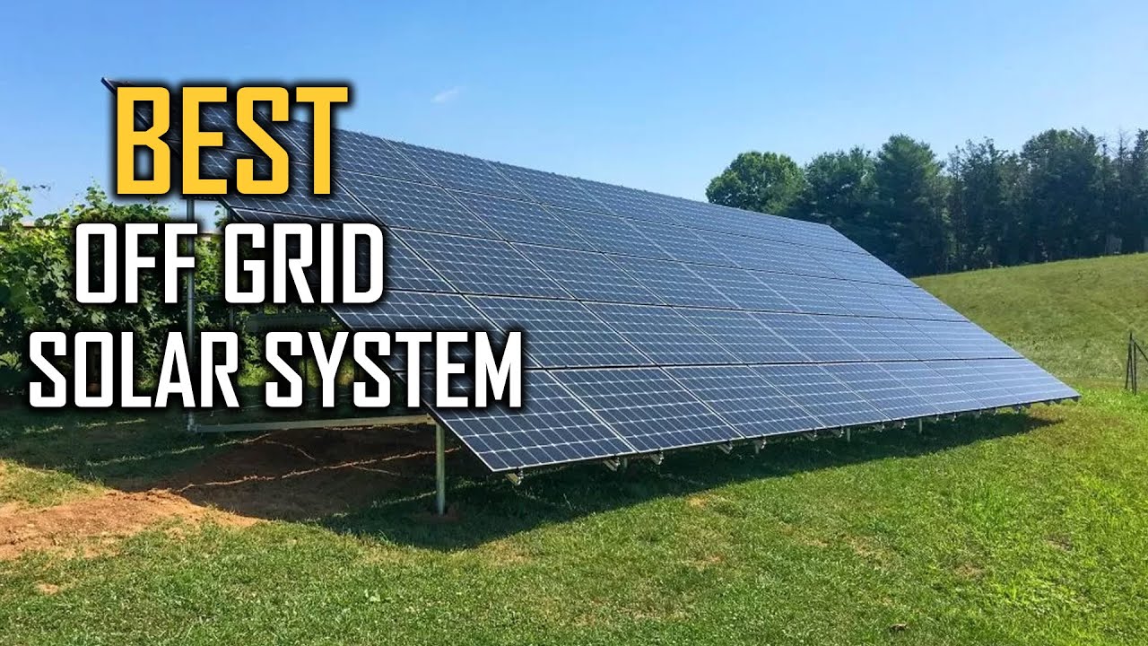 Best off Grid Solar Systems for RV, Boat, Cabin [Review 2023] with Waterproof 20A Charger Controller