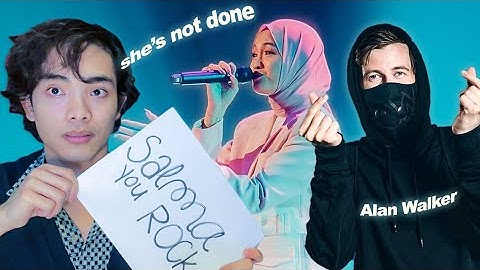 Reacting to "Alan Walker X Salma - Alone | MEGA KONSER KEMENANGAN IDOLS X ALAN WALKER"