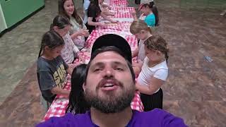 Challah baking at Camp Kulanu Shabbat Shalom Rabbi Samy Sandler Aish San Diego
