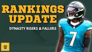 Dynasty Football Rankings Update: 2025 Risers and Fallers!