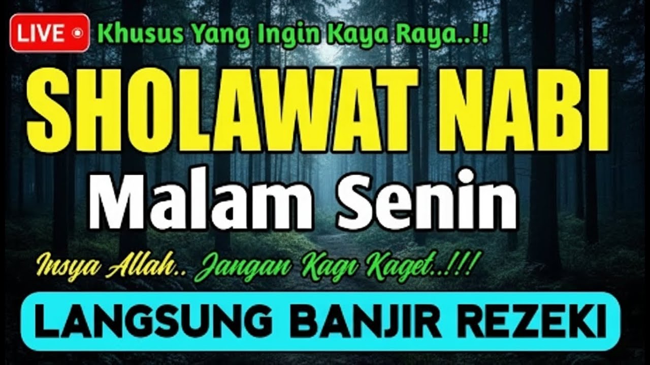 SHOLAWAT JIBRIL PALING MERDU! Pengantar Hati Tenang, Rezeki Lancar, Hidup Penuh Berkah,Sholawat Nabi