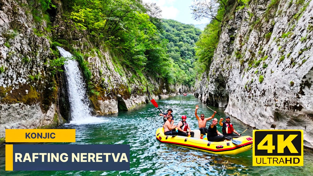 SRCE BOSNE IZ ČAMCA RAFTING NA RIJECI NERETVI KONJIC