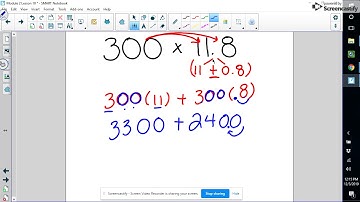Multiplying Decimals using the Distributive Property