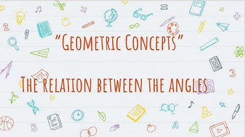 lesson two :the relation between the angles