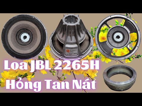 Video Cách Sửa Chữa Loa Bass 30 JBL 2265H, NDT AUDIO - youtube