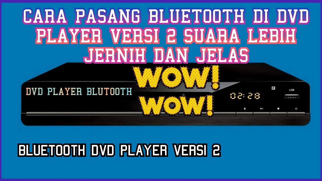 ide kreatif merubah dvd player menjadi bluetooth semua tipe 4558 YouTube