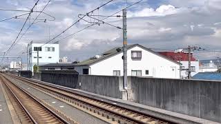 おおさか東線貨物 85レ EF66牽引 衣摺加美北駅通過