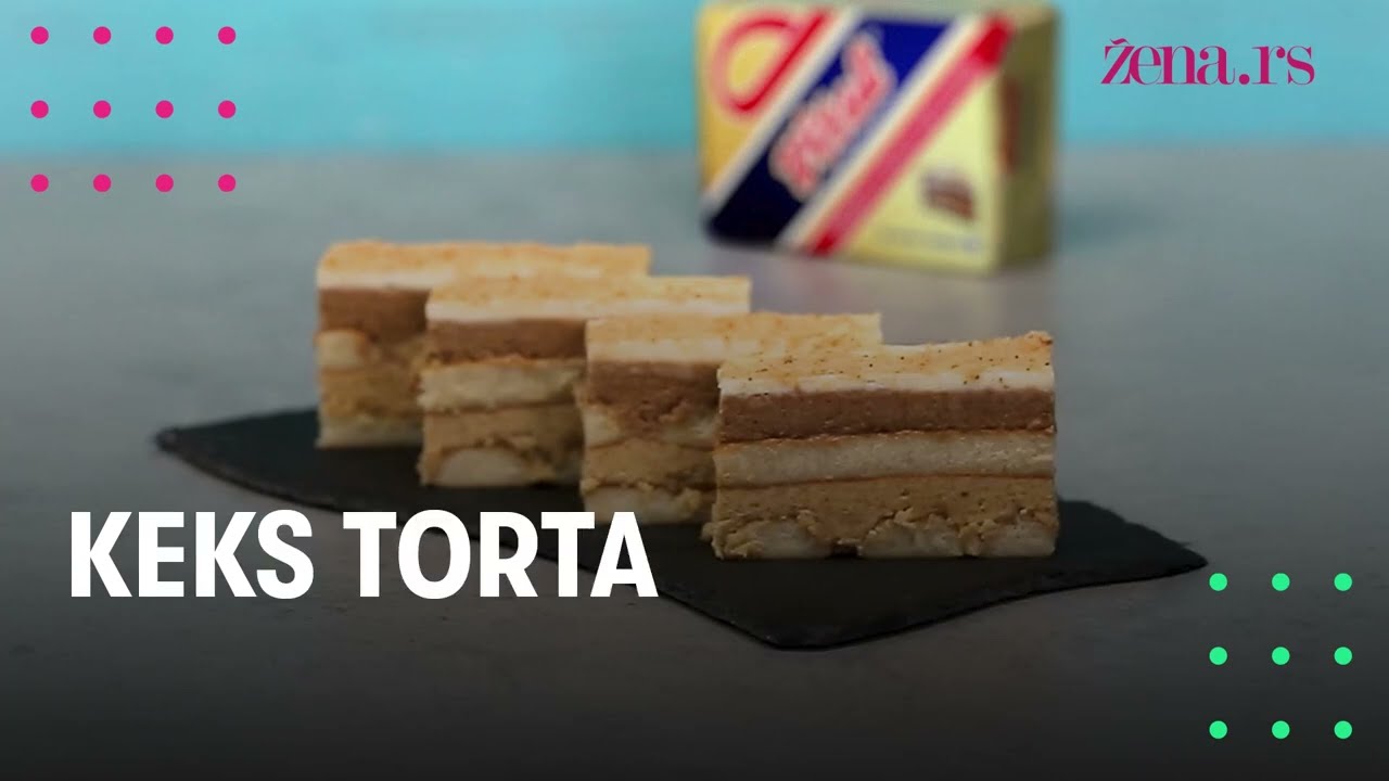 BEZ PEČENJA! Keks torta gotova za 15 minuta - kremasta i rashlađujuća