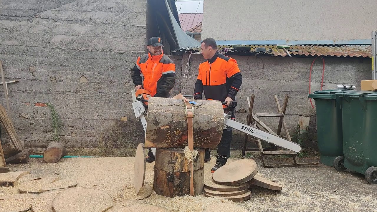 Stihl MS 881 vs Stihl MS 880 ported. - YouTube