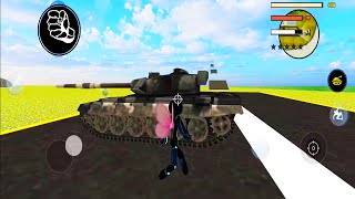 Neon Iron Stickman Rope Hero Gameplay screenshot 5