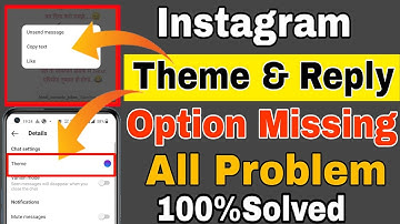 Problem Fix Instagram REPLY & THEME Not Showing || how to apply instagram theme and reply on Insta