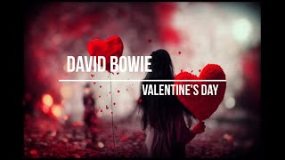 David Bowie - Valentine's Day (lyrics video with AI generated images)
