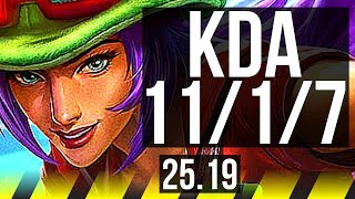 SIVIR & Blitzcrank vs KARTHUS & Pyke (ADC) | 11/1/7, Legendary | KR Master | 25.19