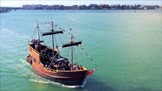 Pirate Ship Royal Conquest Cruising in Boca Ciega Bay!