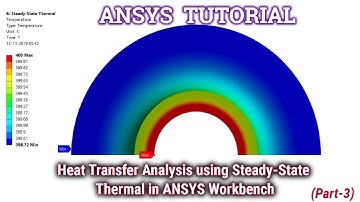 ANSYS Tutorial: Heat Transfer Analysis using Steady-State Thermal in ANSYS Workbench | ANSYS 19 R2