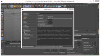 Maxon Cinema 4D R15 Tutorial | Application Preferences screenshot 1
