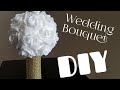 DIY Bridesmaid Bouquet SUPER  EASY using Paper Towel Roll