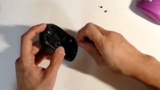 Computer wireless optical mouse disassembly