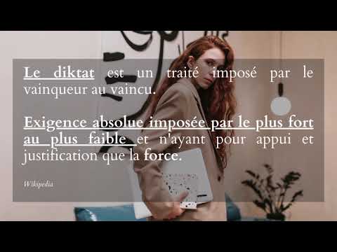 LE DIKTAT DE LA MODE