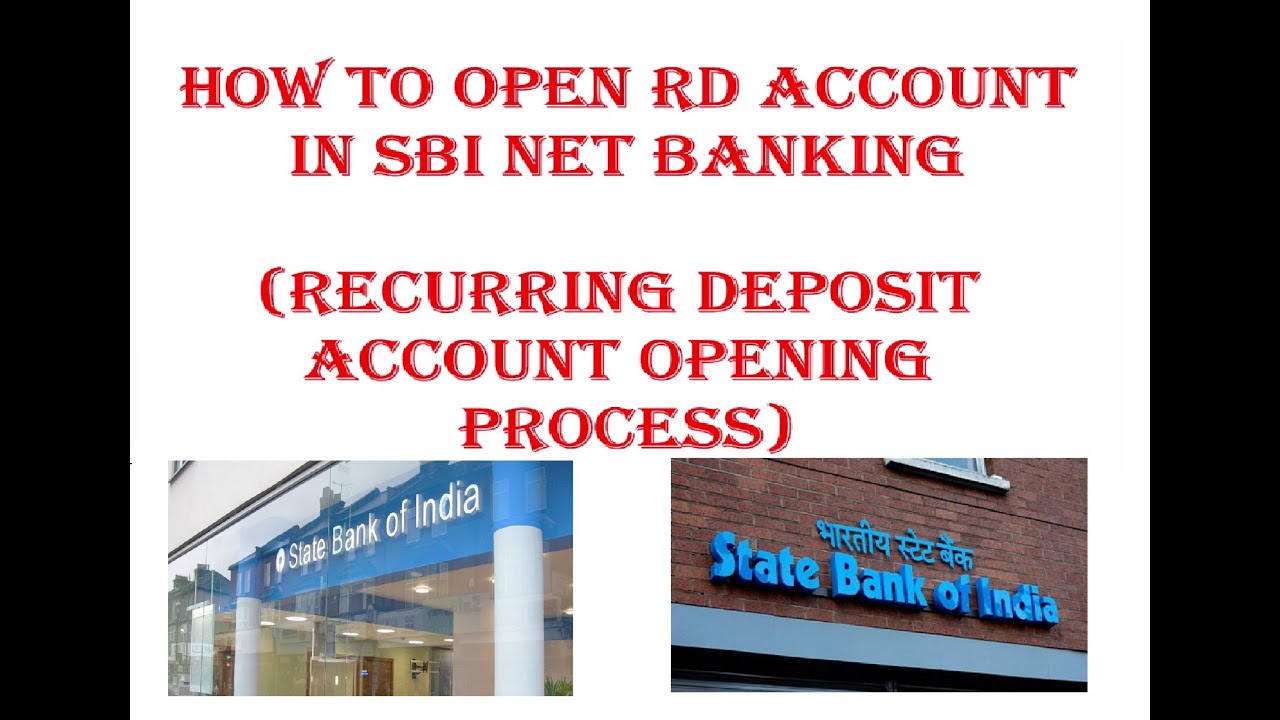 How to Open RD account (Recurring Deposit) in your SBI Net Banking // State Bank of India // RD AC