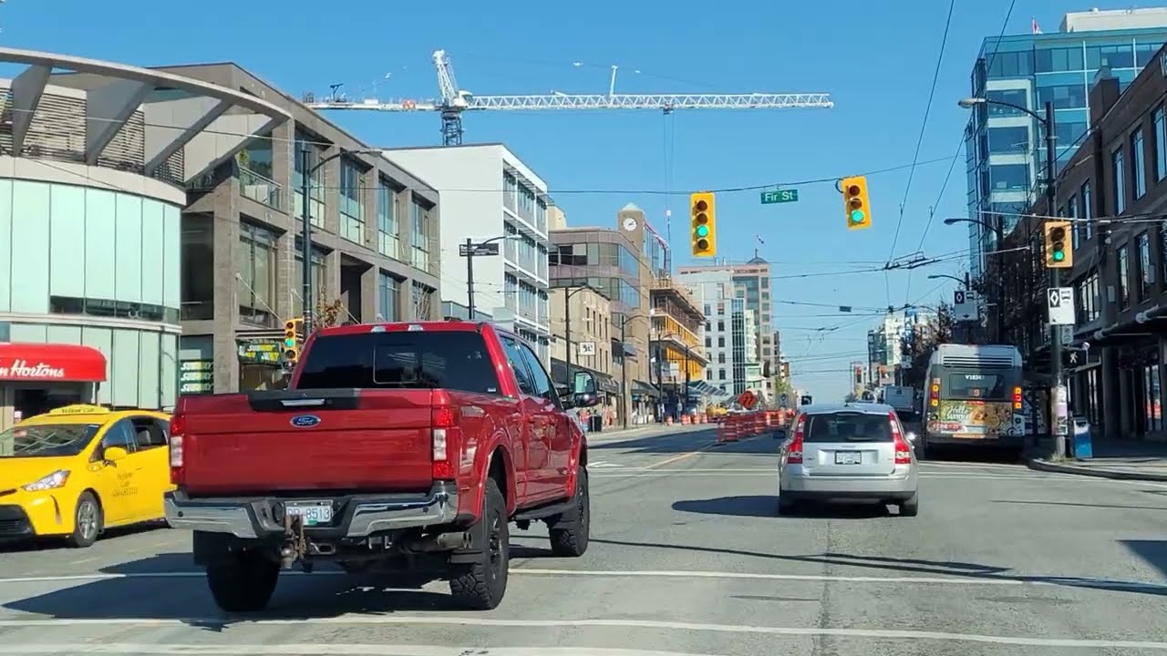 🇨🇦 [4K] Downtown Vancouver Autumn Driving Tour  | BC Canada