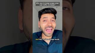 Why AI Model breaks in traffic spike? Explained in 30 seconds🔥💻🚀 #shorts #interview #coding