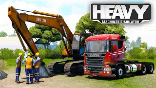 SAIU! Heavy Machines e Construction (Novo Jogo de Caminhões e Máquinas Pesada) screenshot 5