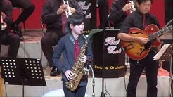 上手すぎる驚異の中学2年生ジャズサックス奏者 山野琴美14才 「闘牛士のマンボ」(福岡県飯塚市)