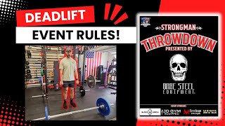 Event 2: Deadlift Ladder Rules – Strongman Throwdown | Home Gym Con 2025